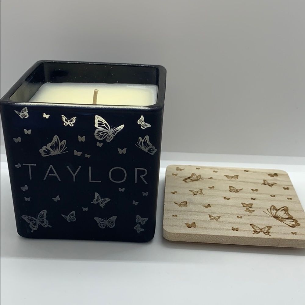 NWT Custom Taylor Butterfly Candle